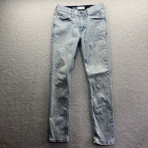 Old Navy Jeans Womens 29x30 Blue Light Wash Slim Leg Stretch Denim Fits 27x28